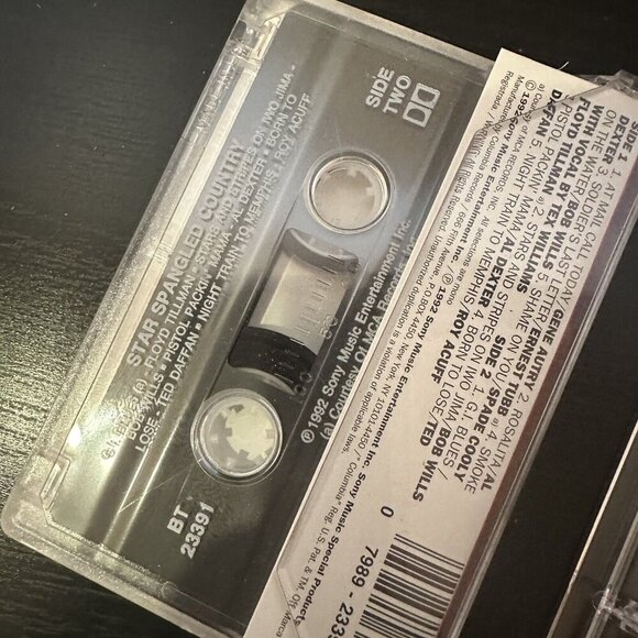 Star Spangled Country Cassette 1992 Gene Autry Al Dexter Bob Wills Vintage - Picture 6 of 7